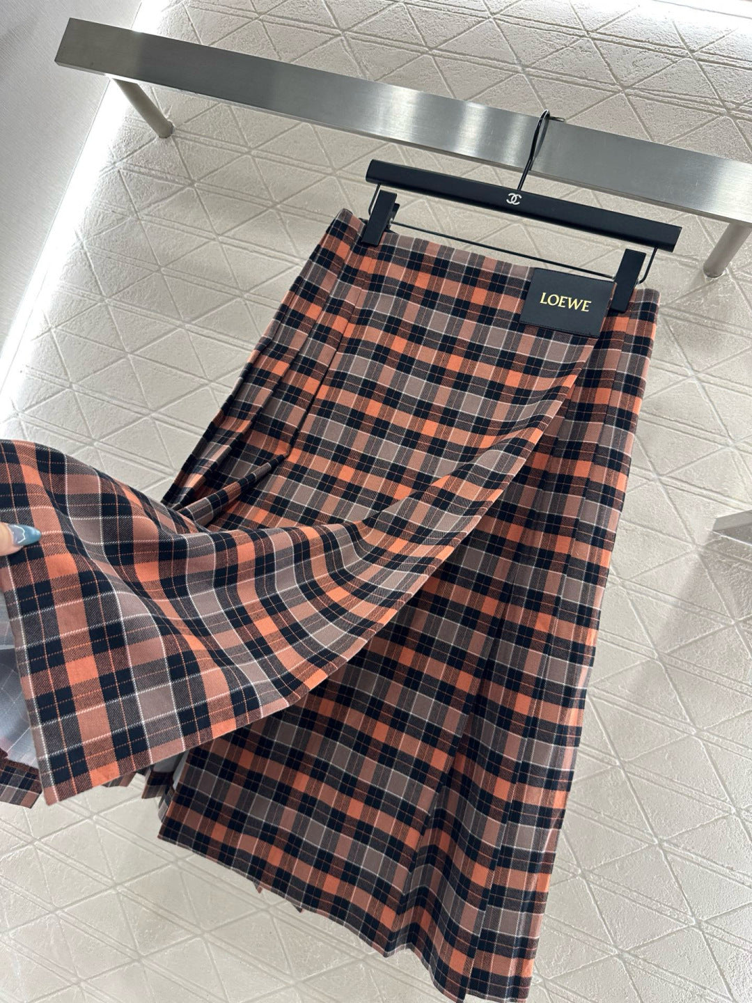 25fw Plaid skirt