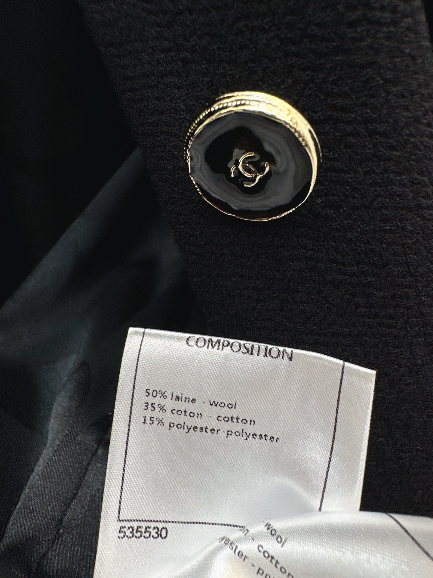 25fw Wool jacket with contrasting pockets