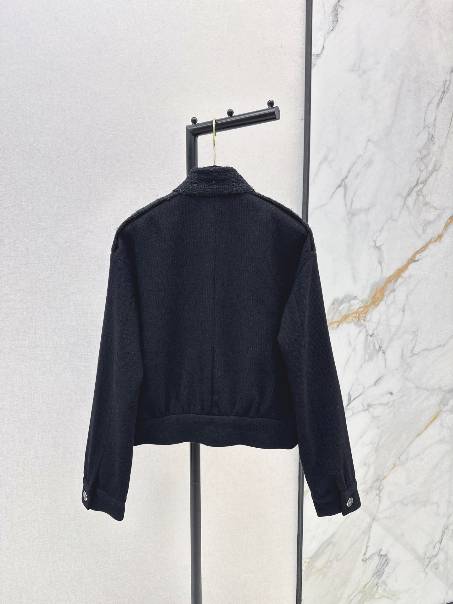 25fw Wool jacket with contrasting pockets