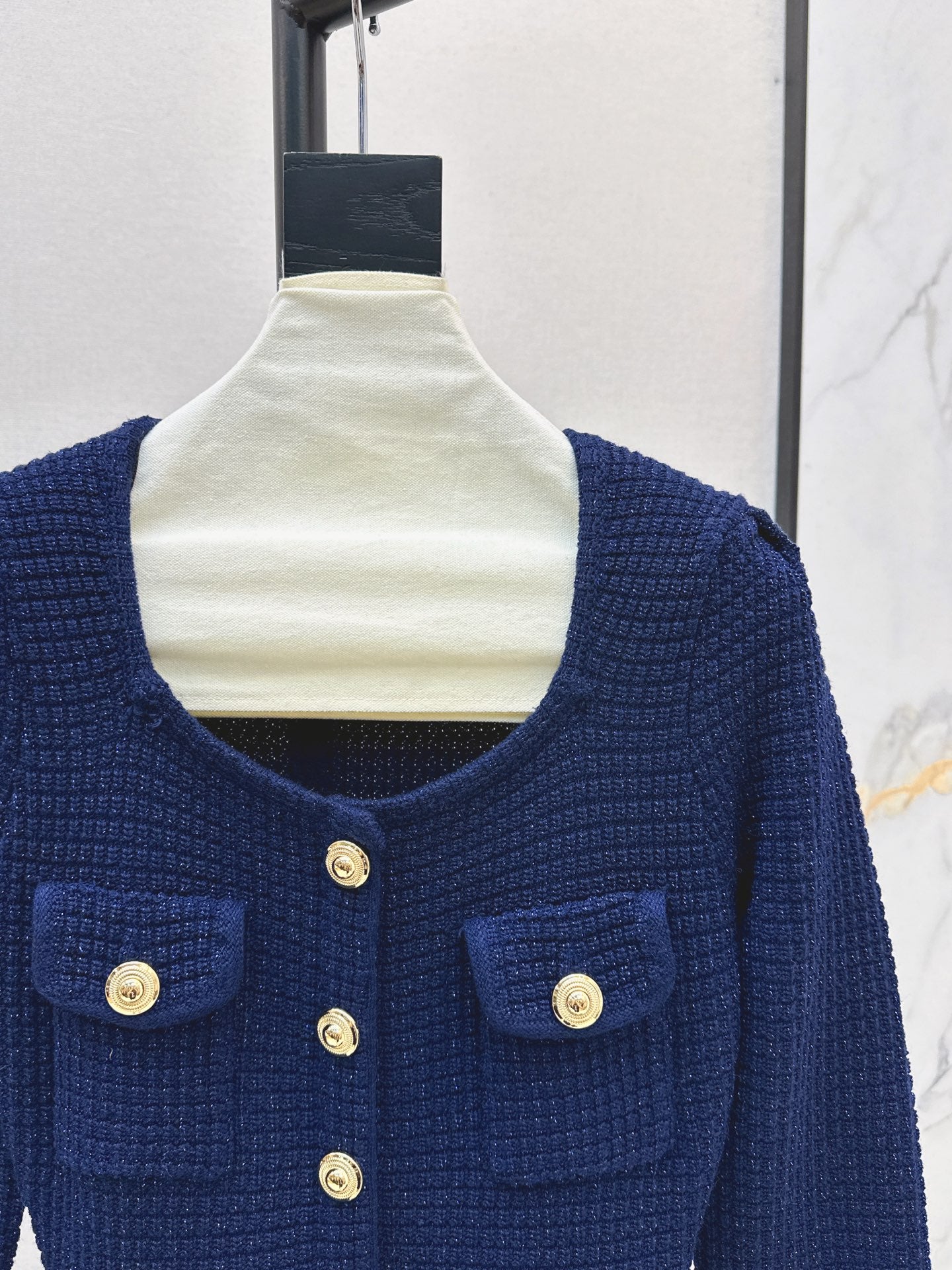 25fw Fake two-piece dress with wrapped buttocks