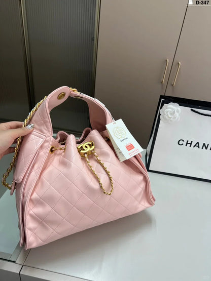 Drawstring bucket bag（Pink）