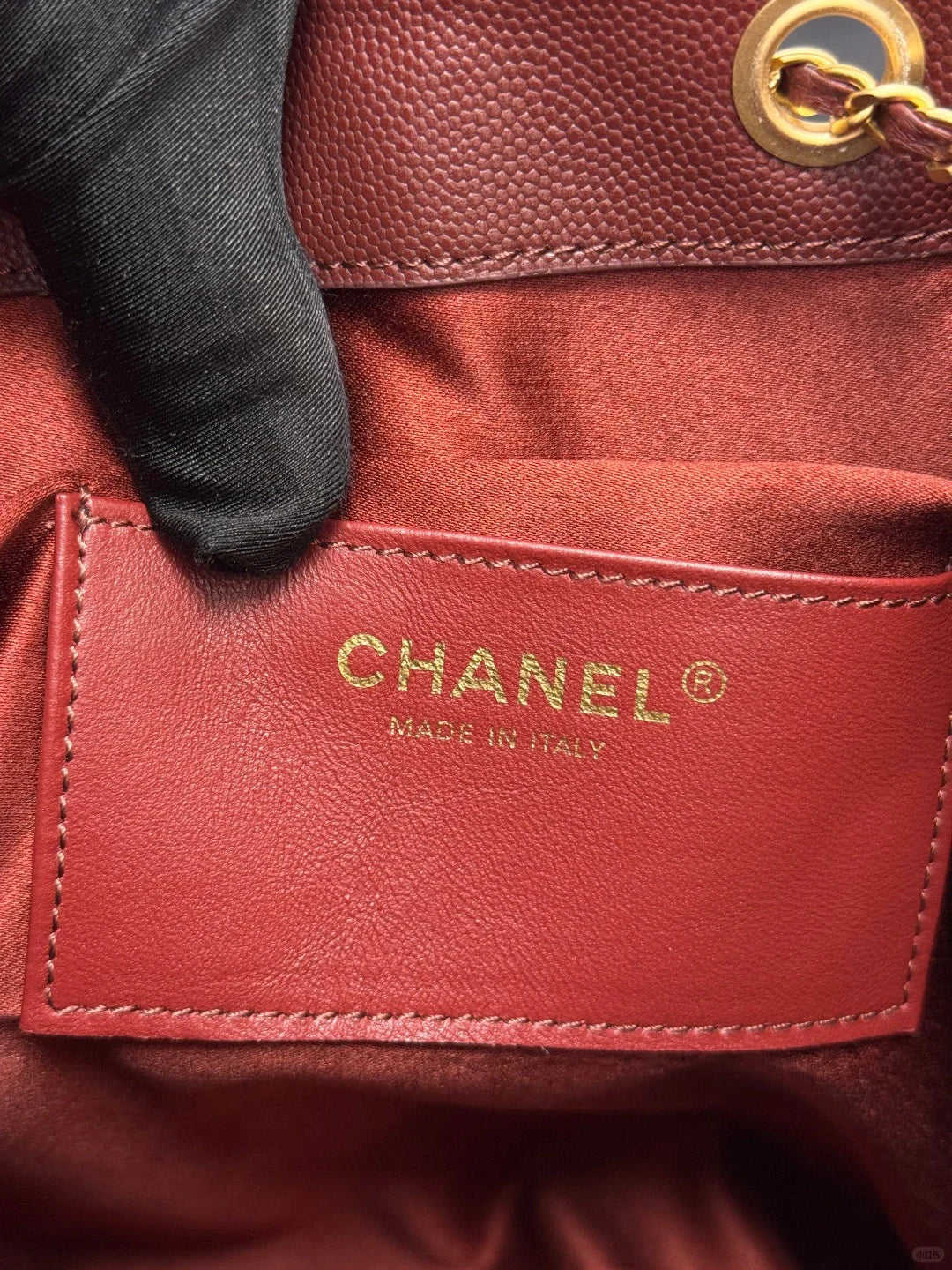 Drawstring bucket bag （Red）