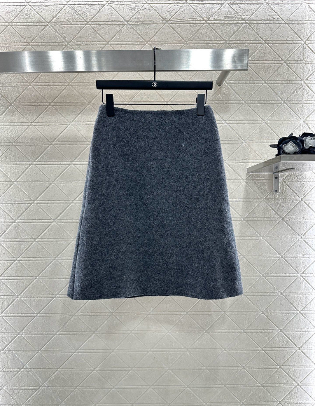 25fw Wool woolen coat short skirt set