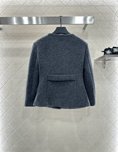 25fw Wool woolen coat short skirt set