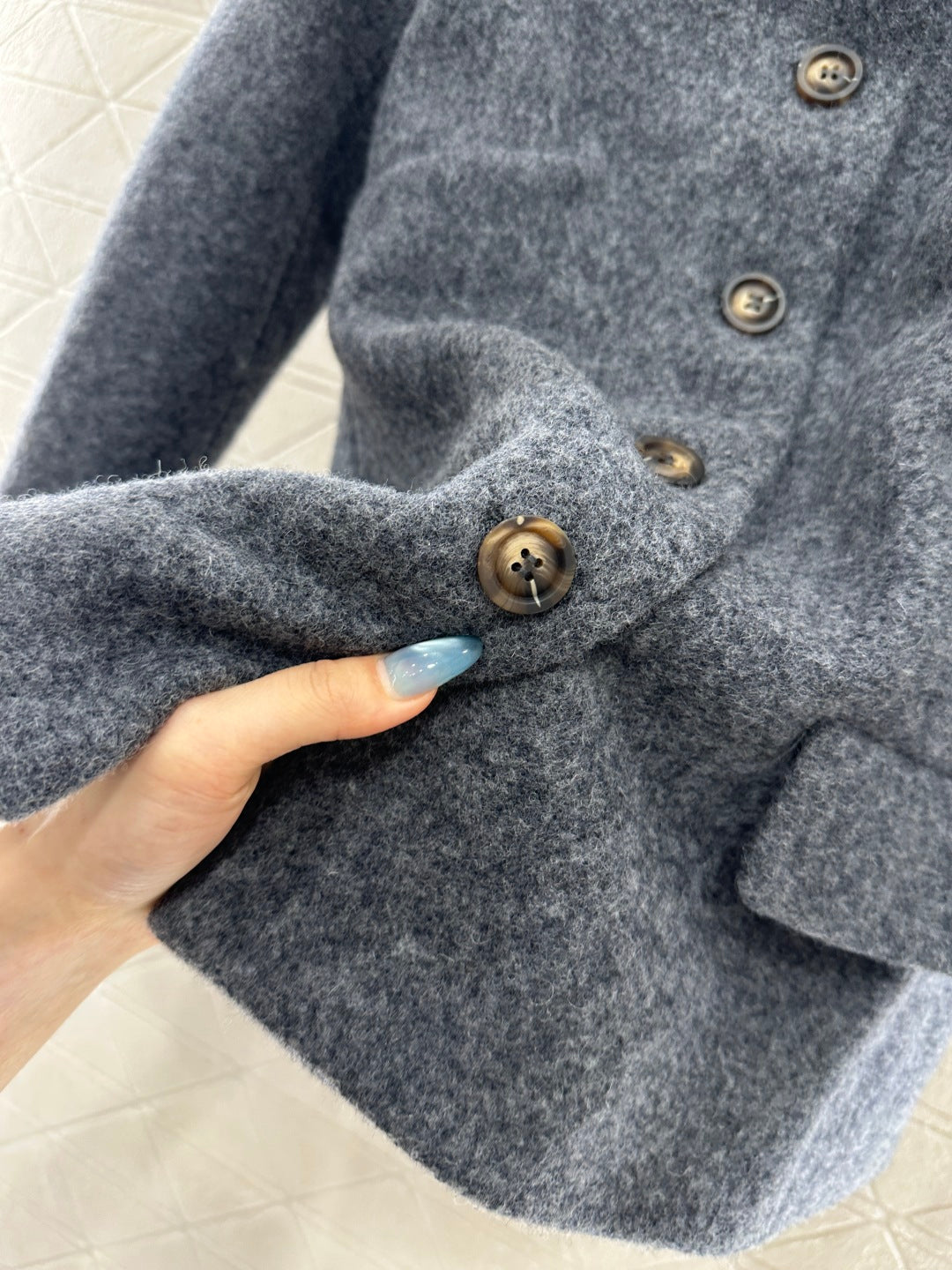 25fw Wool woolen coat short skirt set