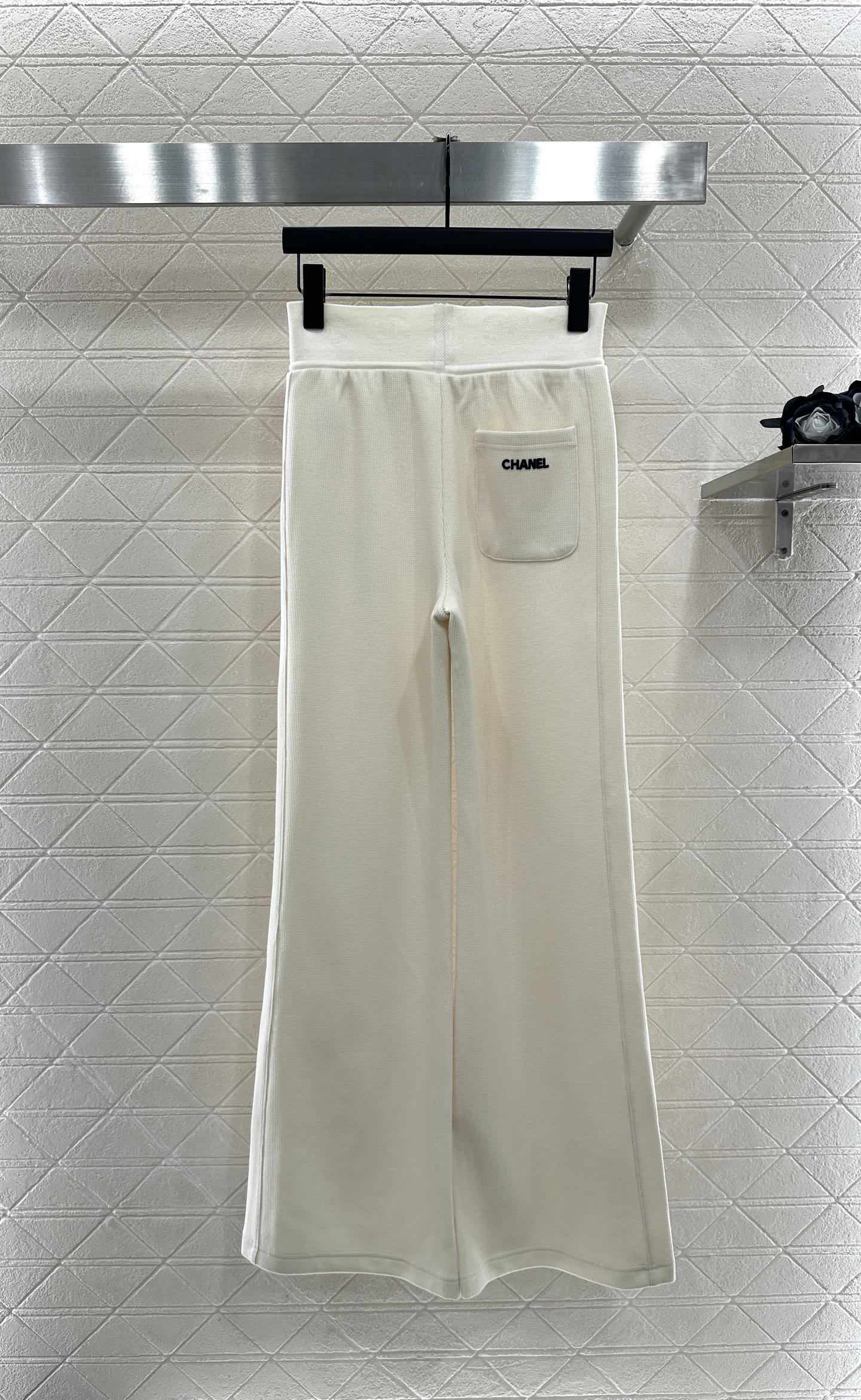 25fw Drawstring wide leg pants