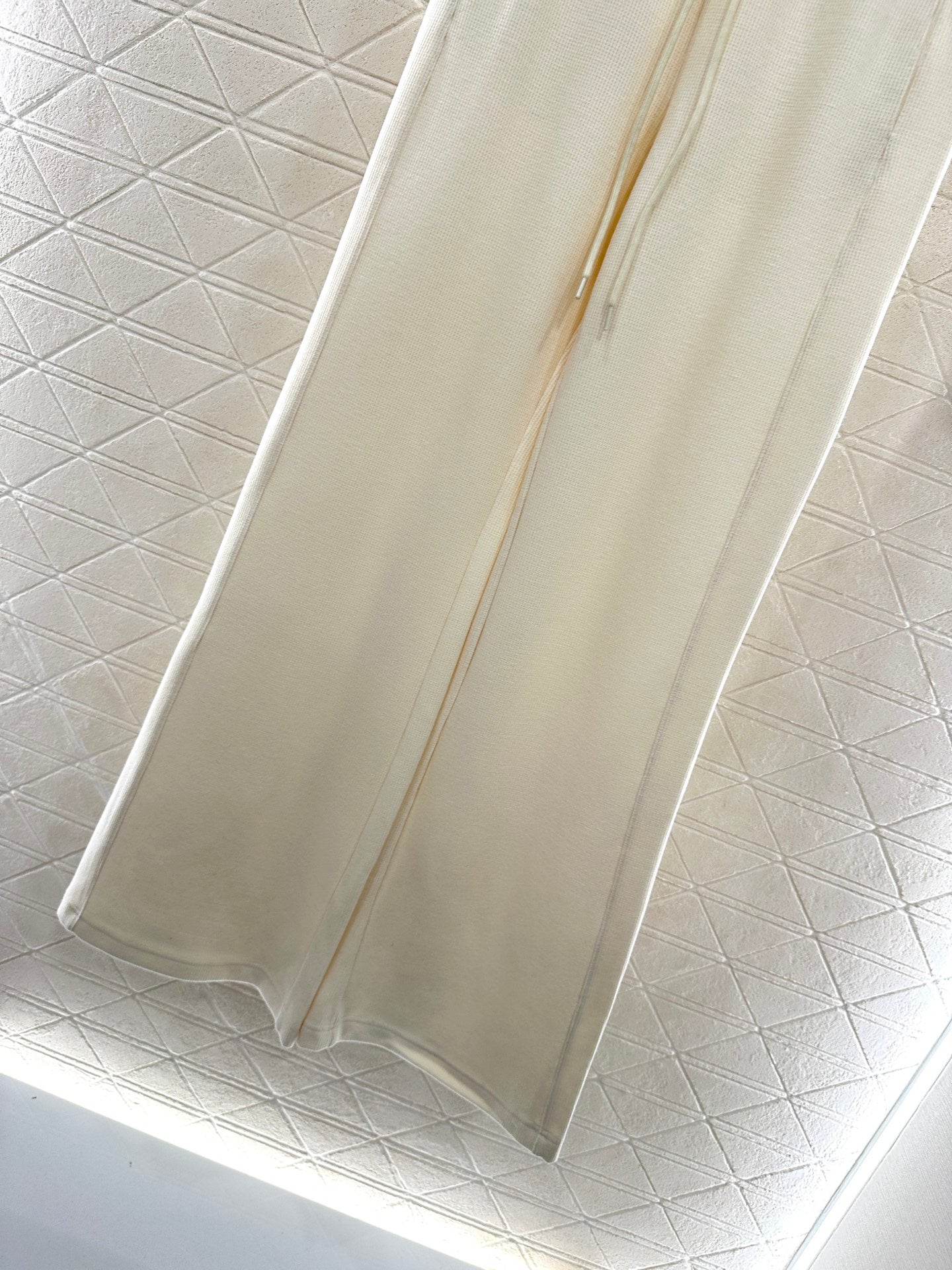 25fw Drawstring wide leg pants