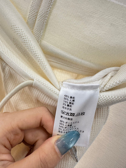 25fw Drawstring wide leg pants