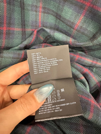 25fw Collar plaid shirt and pants set