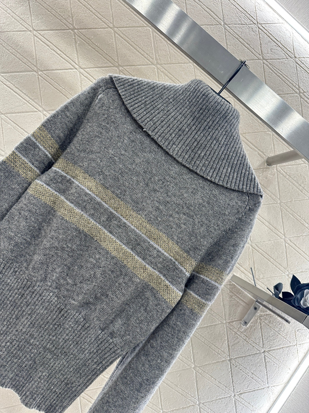 25fw Collar knit pullover sweater