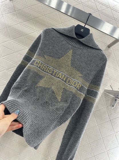 25fw Collar knit pullover sweater