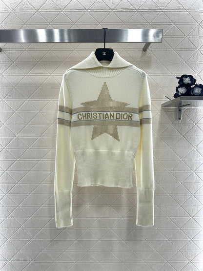 25fw Collar knit pullover sweater