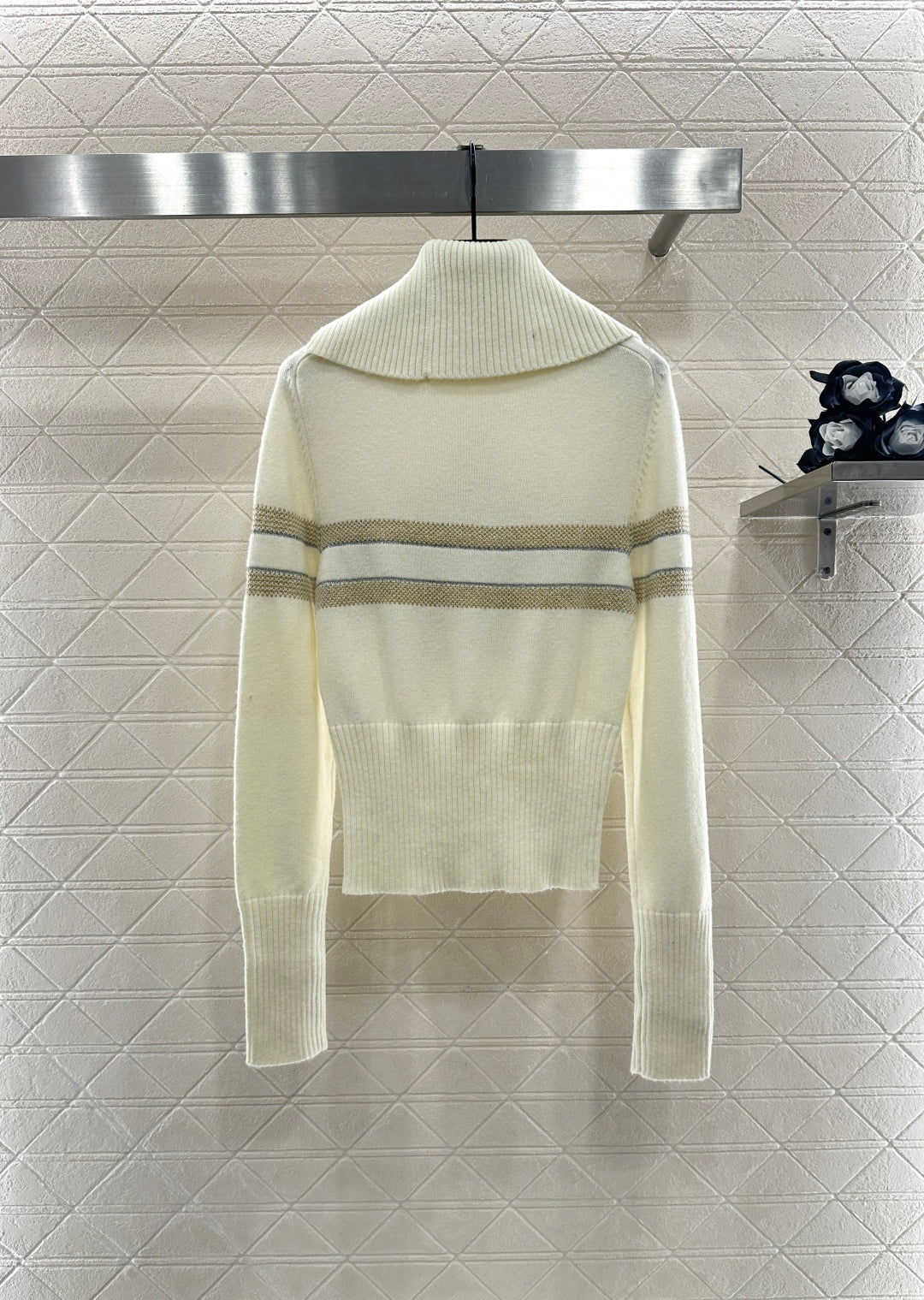 25fw Collar knit pullover sweater