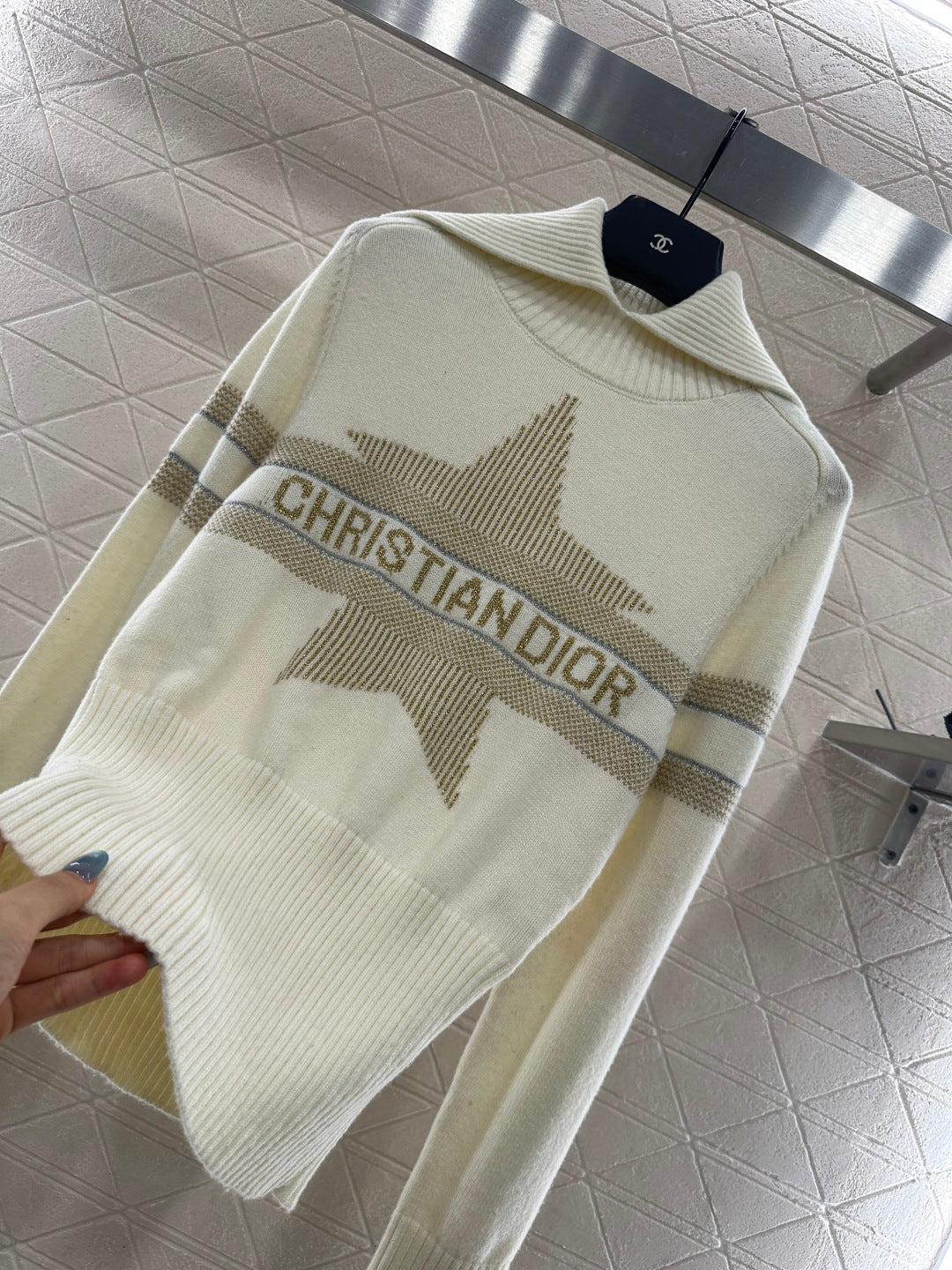 25fw Collar knit pullover sweater