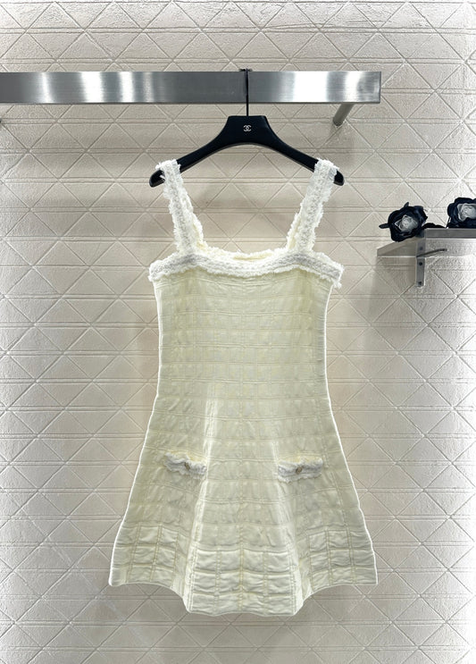 25fw Knitted camisole skirt