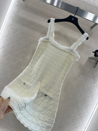 25fw Knitted camisole skirt