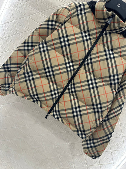 25fw Hidden detachable hooded down jacket