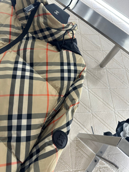 25fw Hidden detachable hooded down jacket