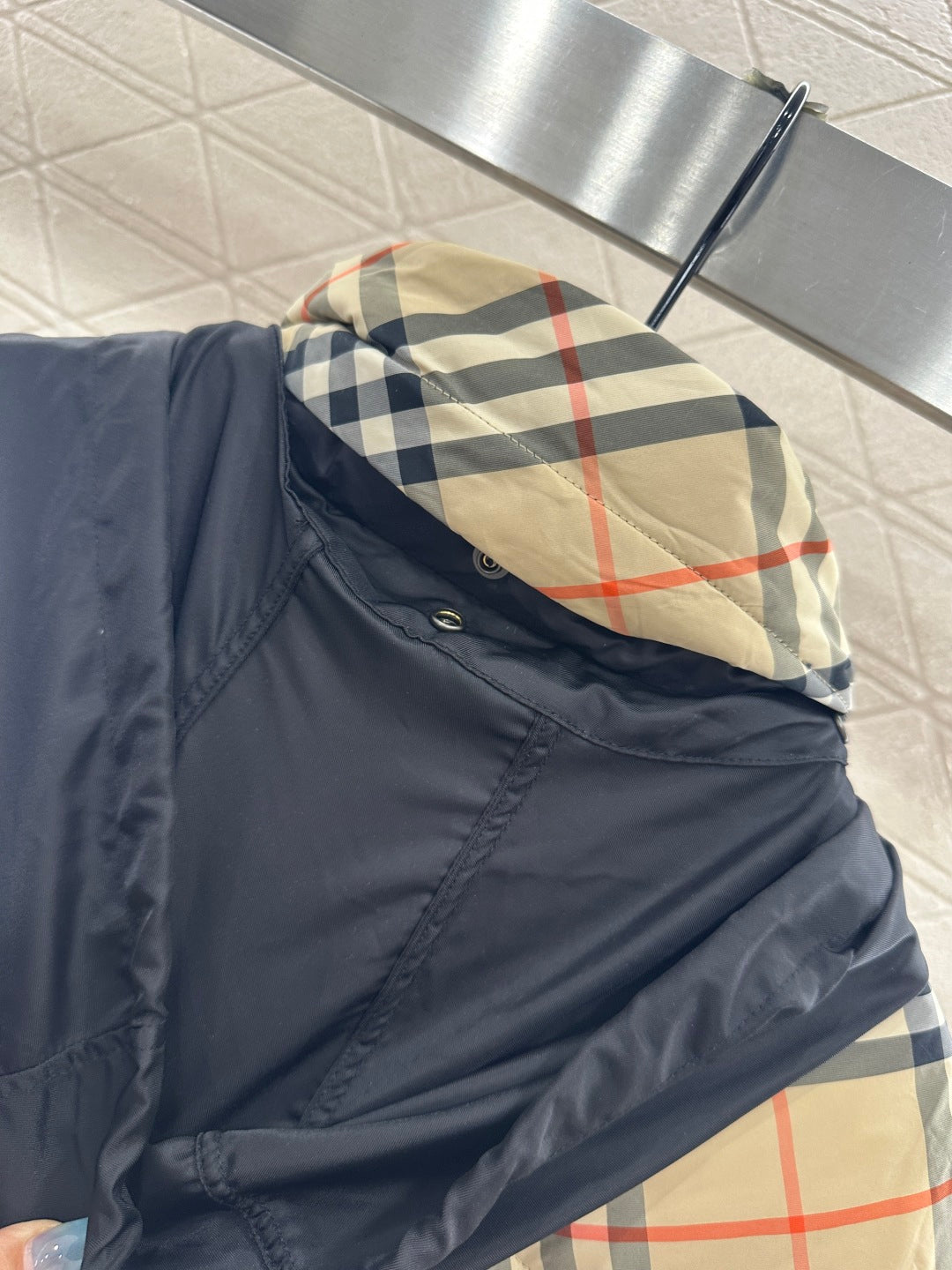 25fw Hidden detachable hooded down jacket