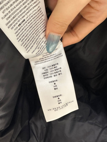 25fw Hidden detachable hooded down jacket