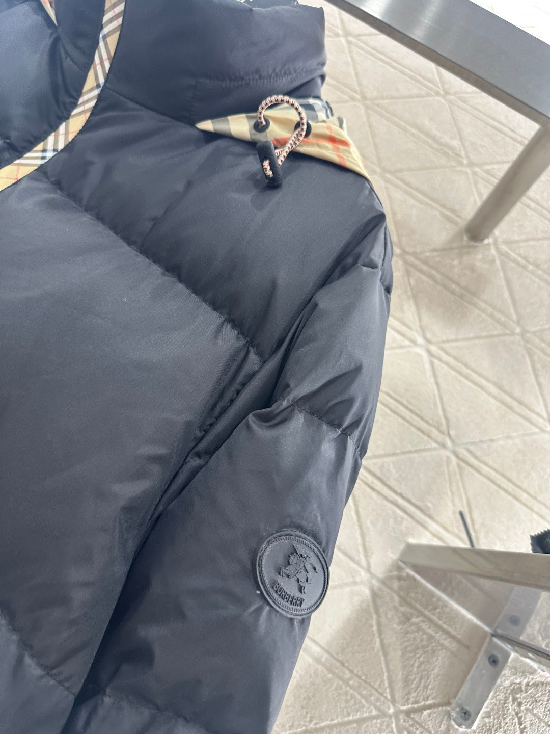 25fw Hidden detachable hooded down jacket