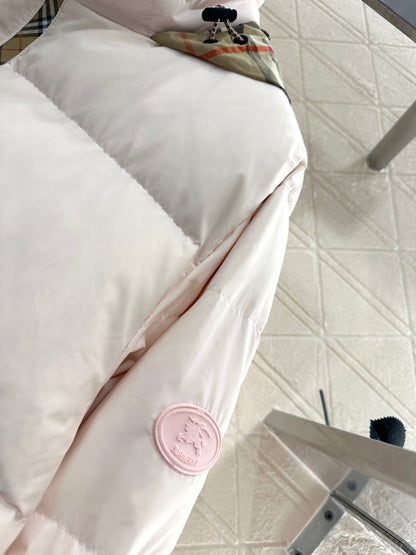 25fw Hidden detachable hooded down jacket