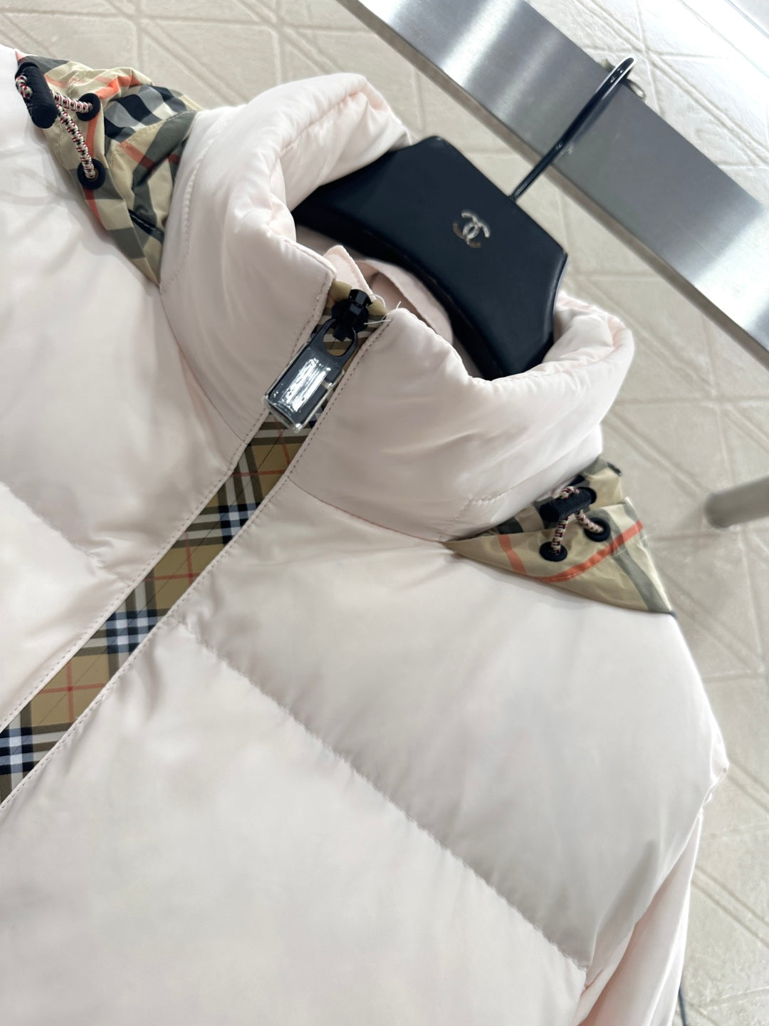 25fw Hidden detachable hooded down jacket