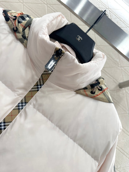 25fw Hidden detachable hooded down jacket