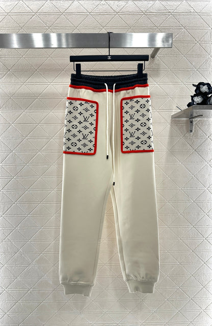 25fw Hooded Jacquard Coat Pants Set