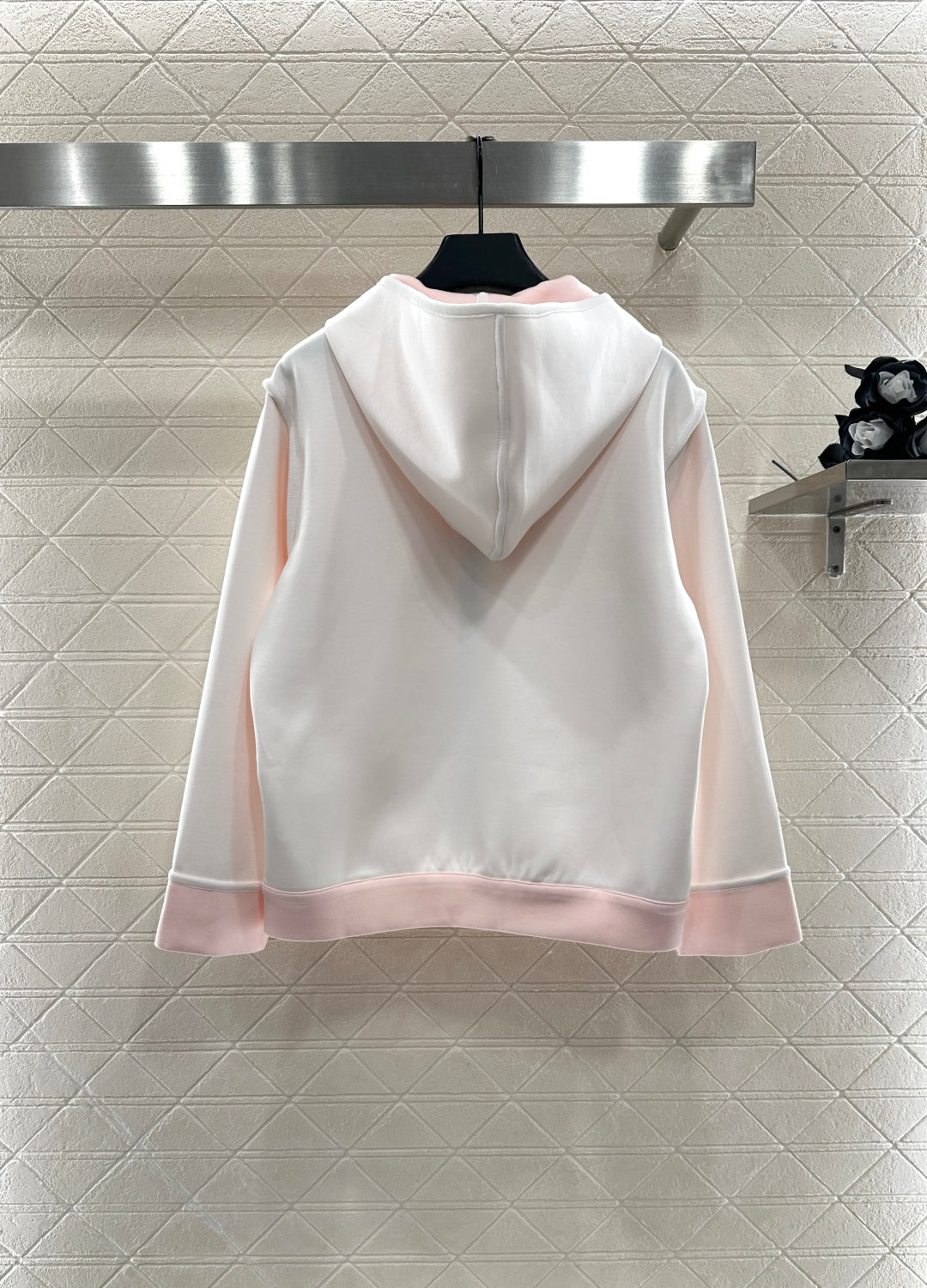 25fw Hooded Jacquard Coat Pants Set