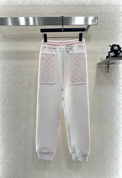 25fw Hooded Jacquard Coat Pants Set