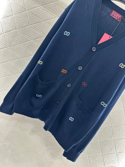 25fw Letter pocket cardigan