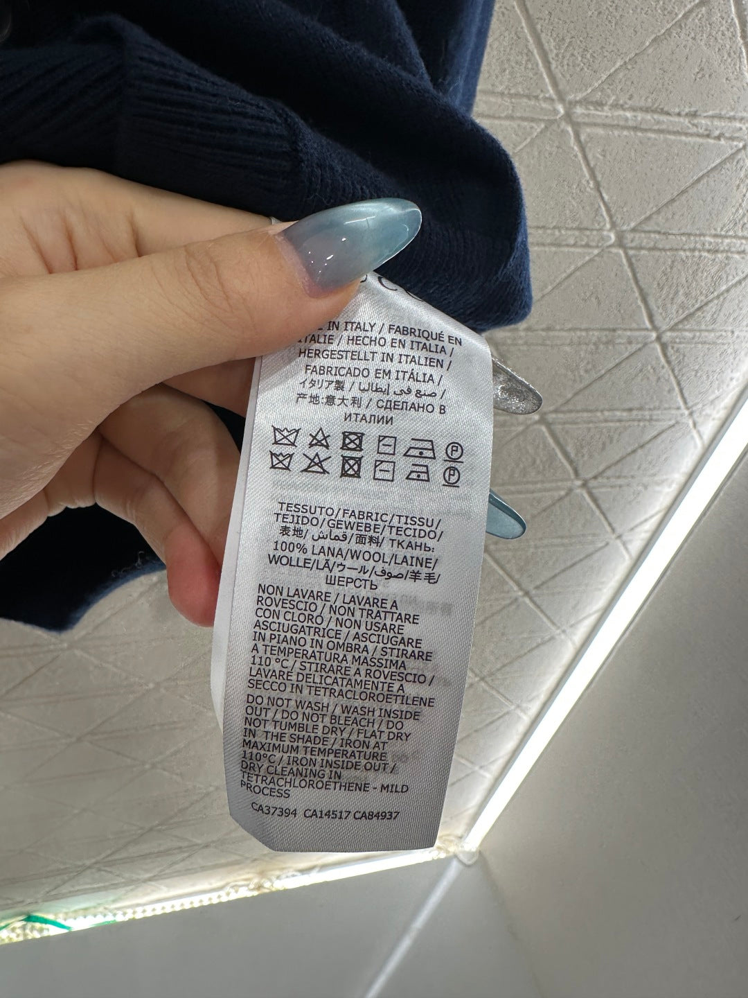 25fw Letter pocket cardigan