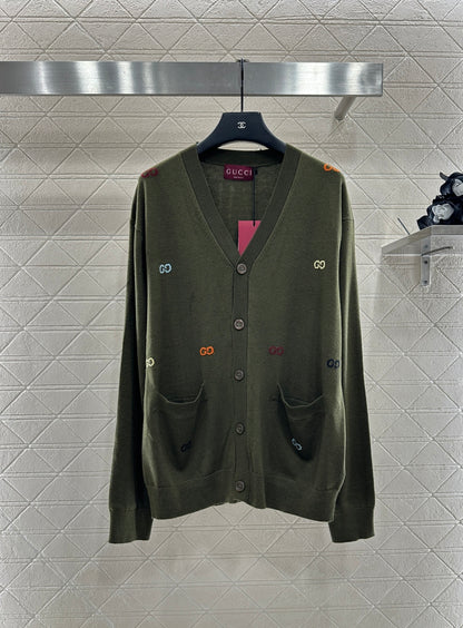 25fw Letter pocket cardigan