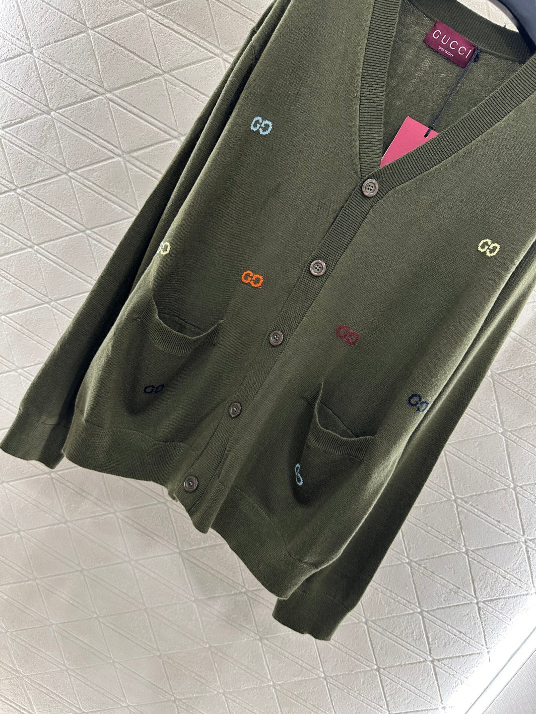 25fw Letter pocket cardigan