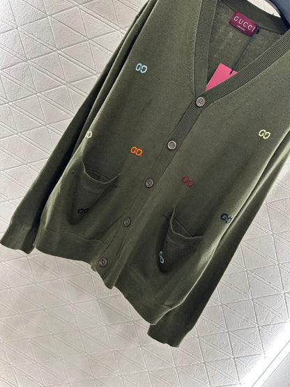 25fw Letter pocket cardigan