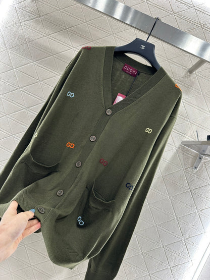 25fw Letter pocket cardigan