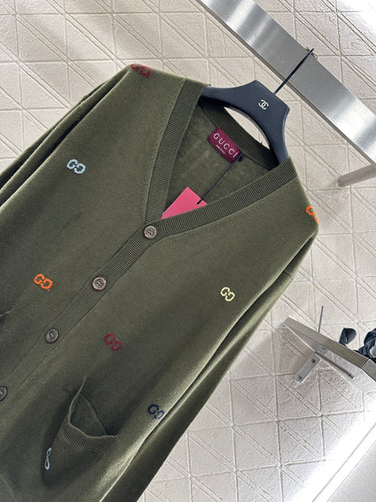 25fw Letter pocket cardigan