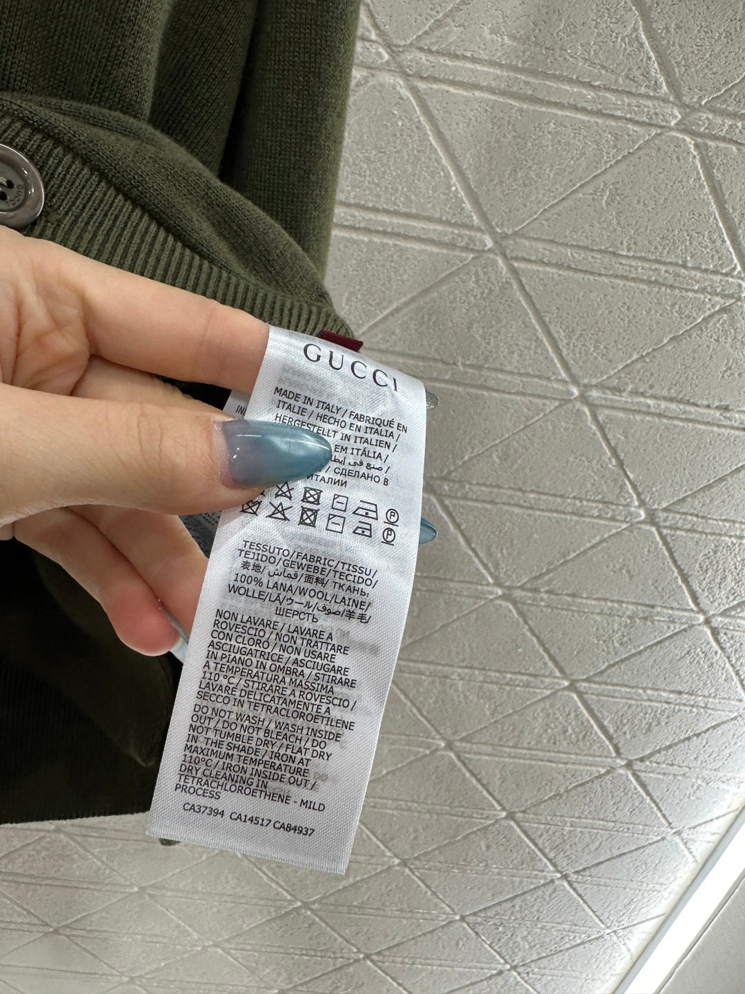 25fw Letter pocket cardigan