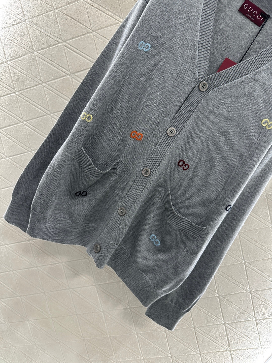 25fw Letter pocket cardigan