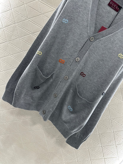 25fw Letter pocket cardigan