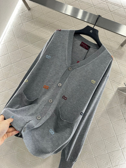 25fw Letter pocket cardigan