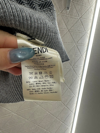 25fw Collar knit short sleeved shirt