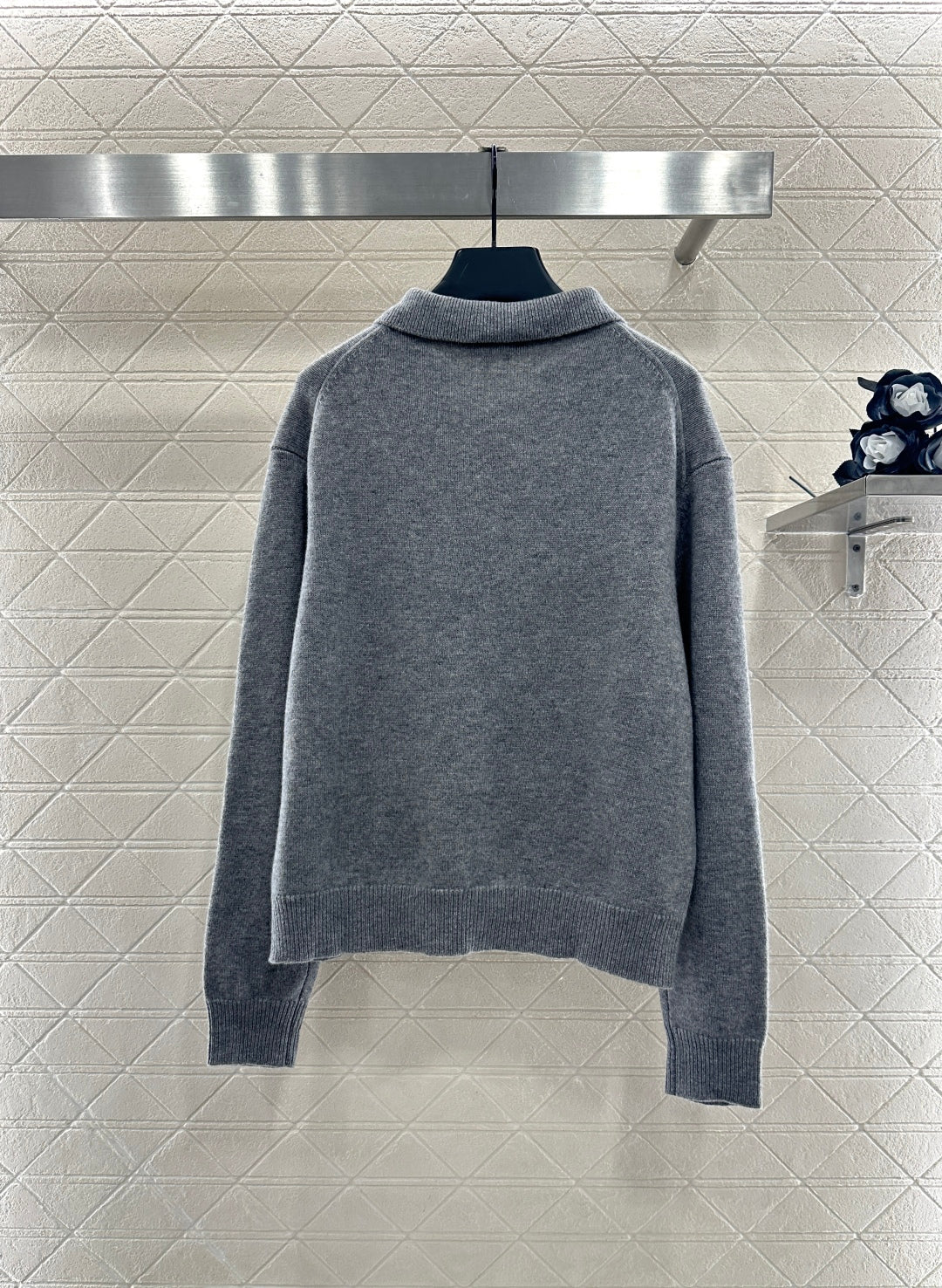 25fw Collar knit cardigan