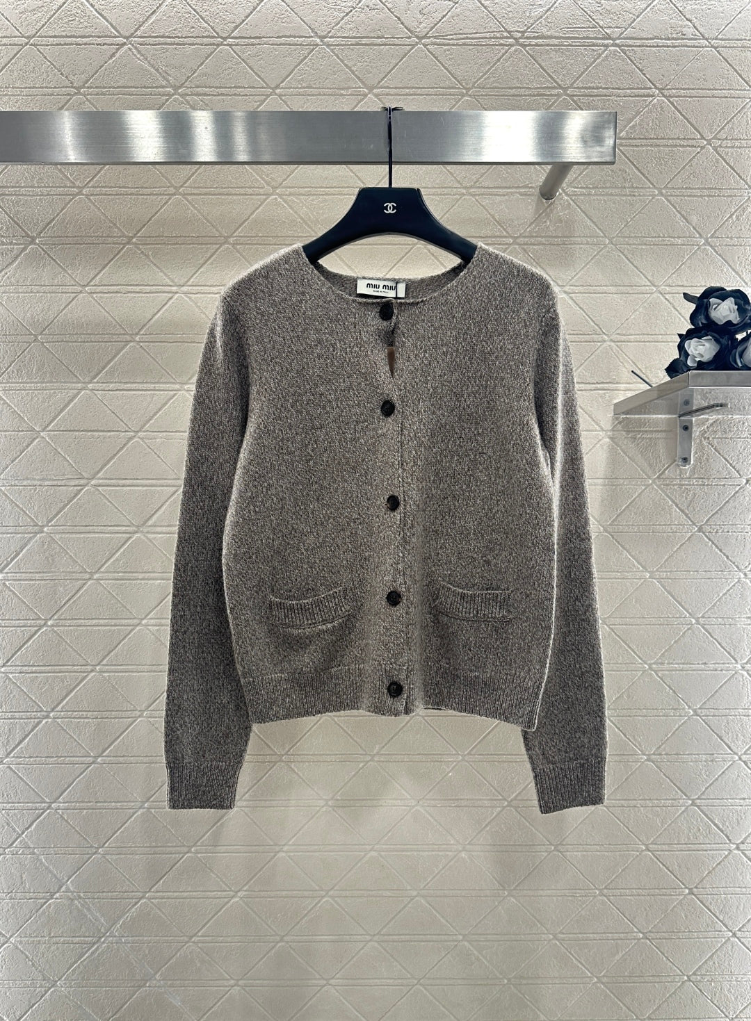 25fw Plain cardigan