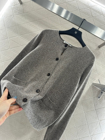 25fw Plain cardigan