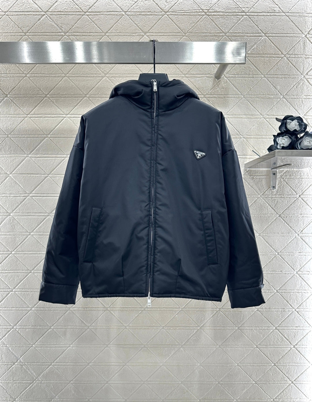 25fw Hooded cotton jacket