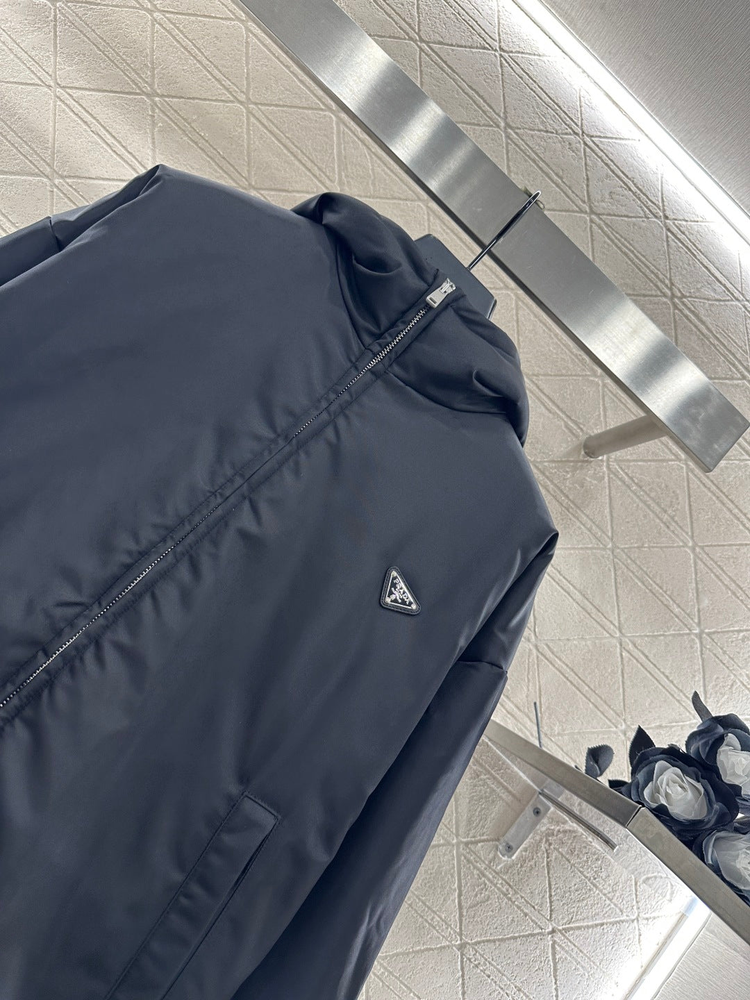 25fw Hooded cotton jacket