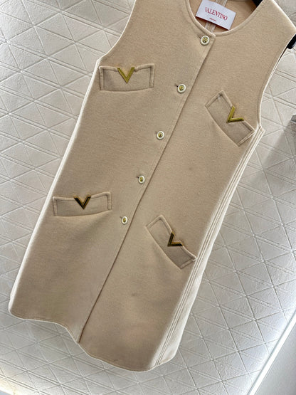 25fw Double sided nylon pocket vest