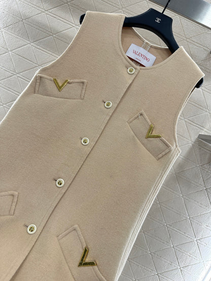 25fw Double sided nylon pocket vest